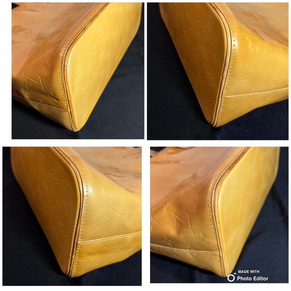 SOLD✨Louis Vuitton✨ Vernis Leather LV Monogram Houston Tote Bag EUC - Picture 7 of 17